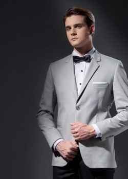 Anastasios Zervos Fashion Design - Athens. Dinner Jacket, Grey.